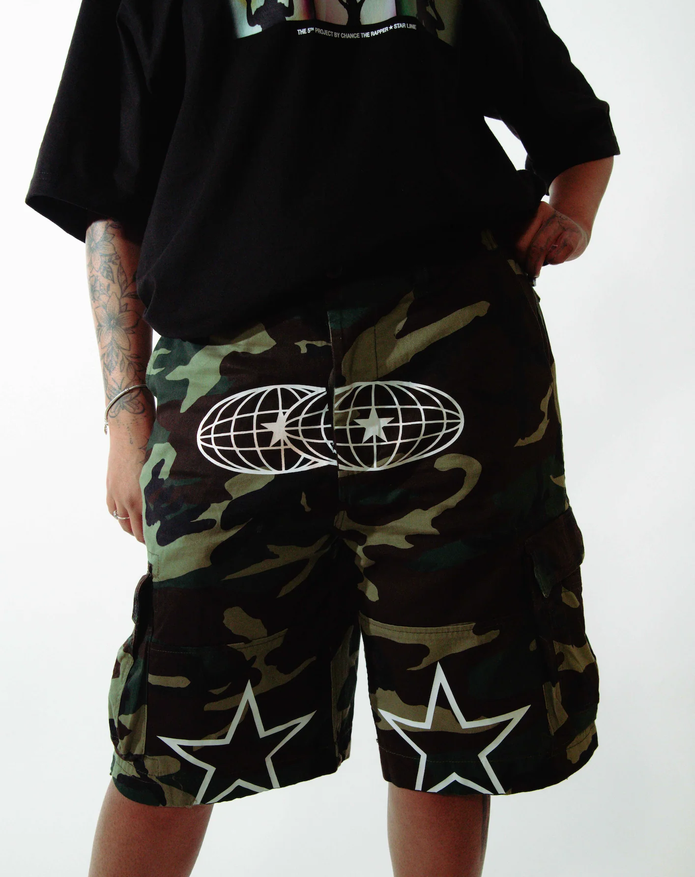 Global Stars Vintage Cargo Shorts - Image 3