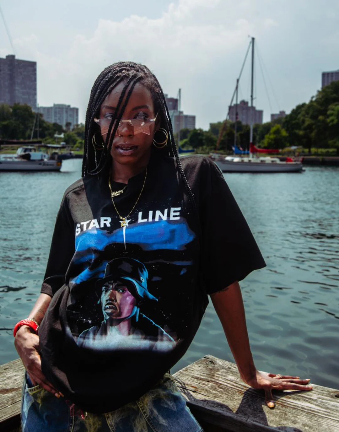 Star Line Album T-Shirt - Image 5