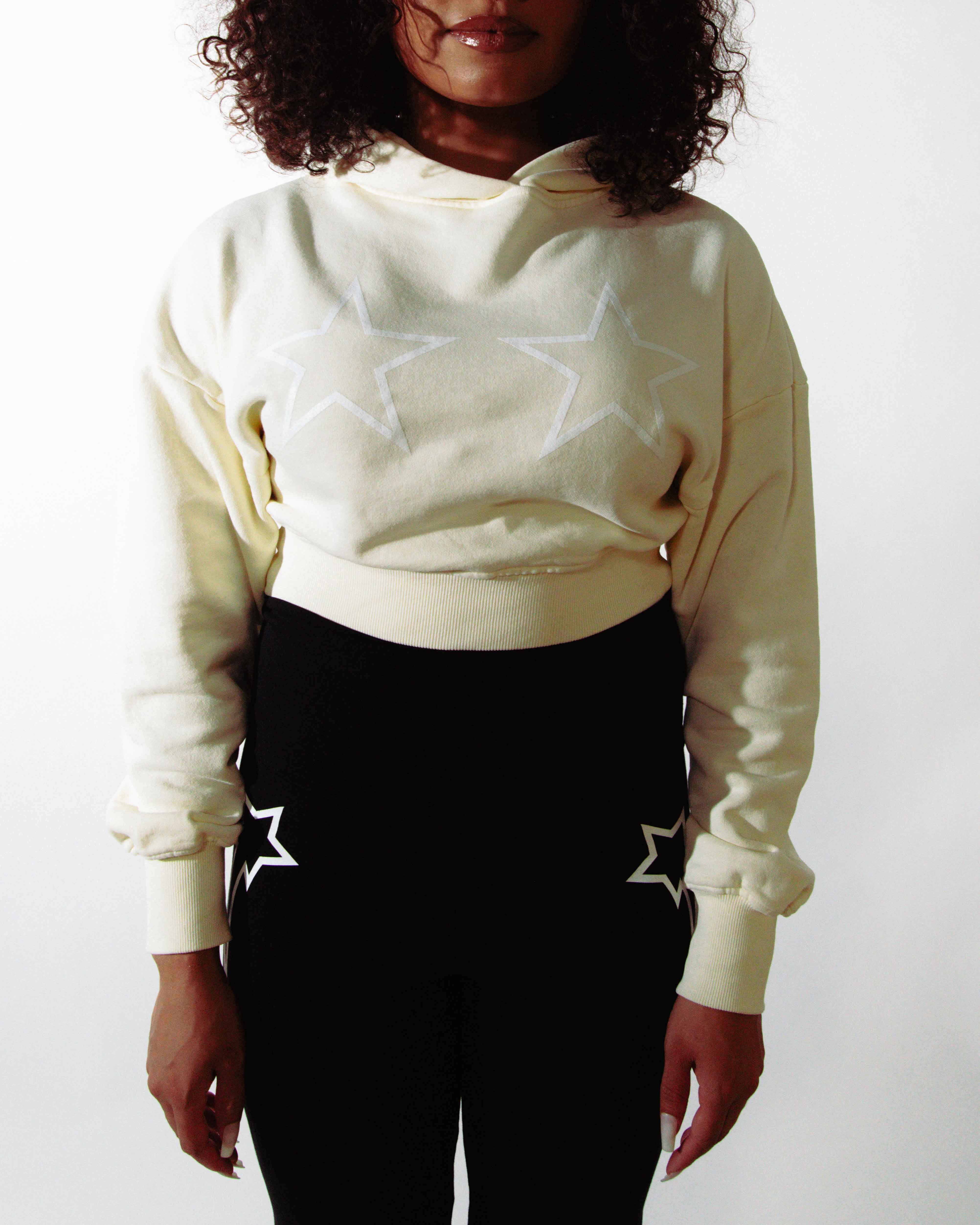 Star Line Crop Hoodie - Image 3